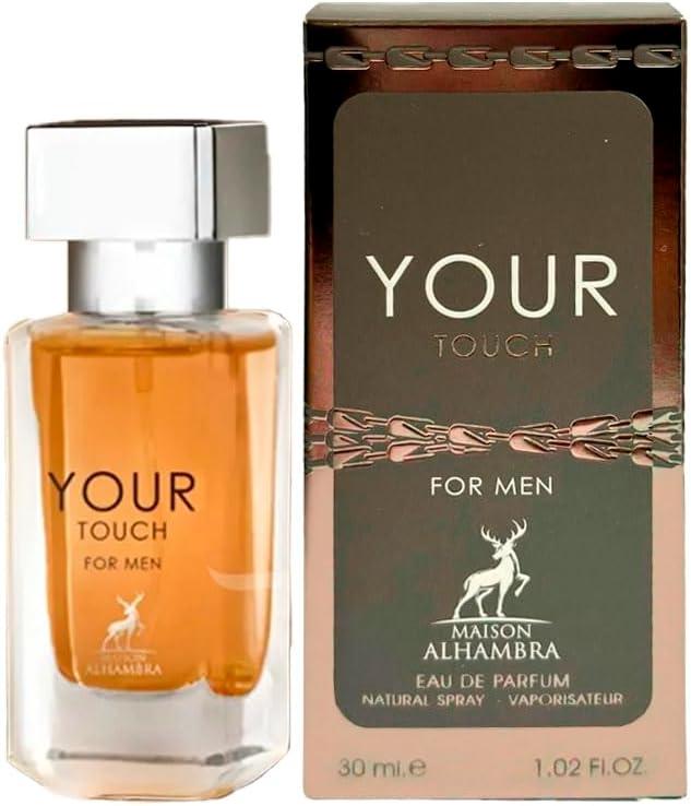 

<h3>Nossa Impressão Sobre o Perfume Your Touch da Alhambra: Elegância em Frasco</h3>
<p>“></p>
<p>Ao experimentar essa fragrância âmbar, imediatamente nos sentimos transportados para um mundo de elegância e sofisticação. A abertura com <strong>notas de bergamota</strong> e <strong>frésia</strong> oferece uma frescura que cativa os sentidos, criando uma explosão inicial de <strong>citrino e floral</strong> que é tanto revigorante quanto levemente picante. À medida que a fragrância se desenvolve, as <strong>notas de coração</strong>, compostas por <strong>orquídea, jasmim e rosa</strong>, revelam um bouquet floral rico que provoca uma sensação de profundidade e sensualidade, ideal para quem busca um toque de sofisticação no dia a dia.</p>
<p>Por fim, as <strong>notas de fundo</strong> de <strong>âmbar</strong> e <strong>patchouli</strong> não apenas prolongam a experiência olfativa, mas também proporcionam um rastro marcante e envolvente. É uma escolha perfeita para homens que apreciam a combinação de notas florais e amadeiradas em suas fragrâncias. Seja em momentos cotidianos ou ocasiões especiais, essa essência proporciona <strong>presença distinta</strong> e <strong>elegância</strong> em qualquer situação. Para finalizar, vale a pena conferir essa preciosidade e nos surpreender com a durabilidade e o poder de atração que ele oferece.</p>
<p><a href=