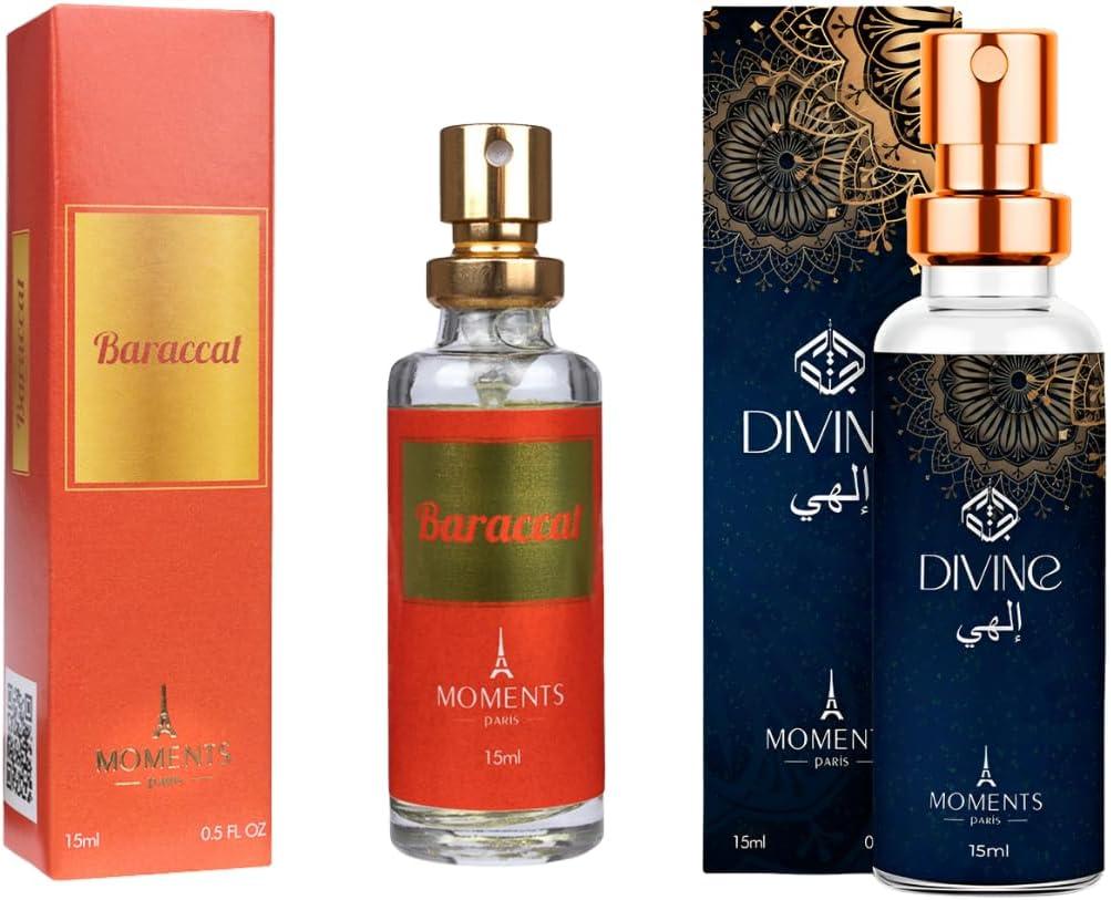 <p><strong>“Desvendando a Sofisticação do Baraccat Divine: Nossa Experiência”</strong></p><p>“></p><p>Depois de explorar cada detalhe do Kit 2 Perfume de Bolsa ÁRABE Unisex BARACCAT Divine da Moments Paris, fica claro que essa fragrância vai muito além do aroma – é uma verdadeira companhia para quem busca elegância, versatilidade e praticidade no dia a dia. Seja para realçar a sua presença durante um encontro especial ou para manter a confiança nos momentos mais corriqueiros, esse perfume surpreende pela fixação e intensidade sem pesar. Nós adoramos a proposta de ter uma essência sofisticada sempre ao alcance, pronta para transformar simples instantes em verdadeiros momentos memoráveis.</p><p>Se você busca um perfume que une tradição, modernidade e aquele toque irresistível da alta perfumaria, certamente encontrou uma excelente opção aqui. Por isso, nós recomendamos: experimente o BARACCAT Divine e sinta como a sua rotina ganha um novo aroma, cheio de personalidade e charme.</p><p><a href=
